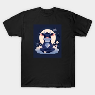 Cute Meditating T-Shirt